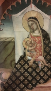 Madonna dell'umiltà di Francescuccio di Cecco Ghissi 1359. Pinacoteca Molajoli di Fabriano