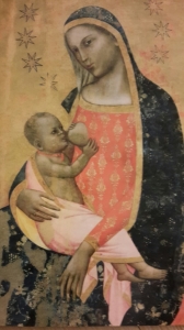 Madonna dell'umiltà di Allegretti Nuzi. Pinacoteca di San Severino Marche.